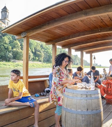 Savor delicious wine on a boat tour