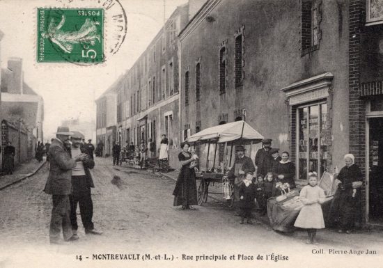 Peut-être un jour de marché… dans la rue du Château.
