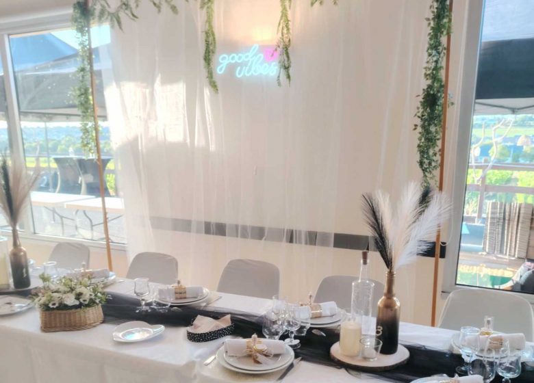 Salle de réception du Domaine Delaunay