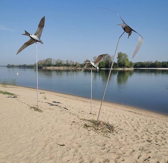 La Loire à Vélo des sculptures