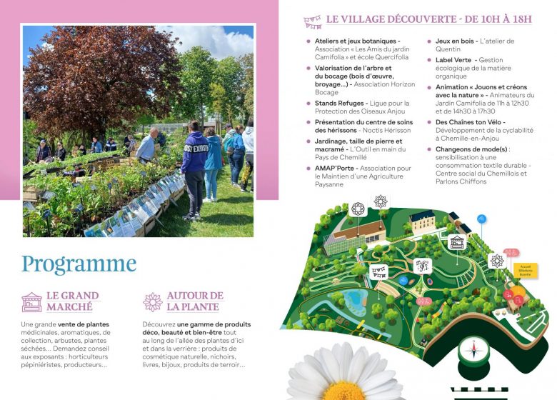 Marché aux plantes au Jardin Camifolia