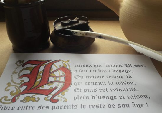 Atelier créatif : L’art des lettrines au Musée Joachim du Bellay