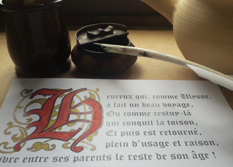 Atelier créatif : L’art des lettrines au Musée Joachim du Bellay