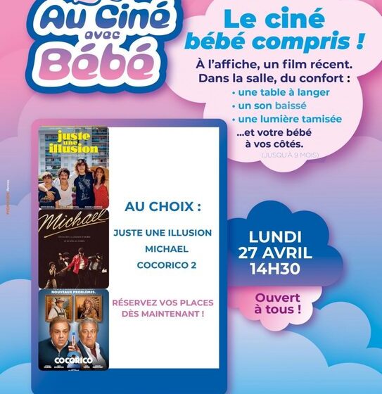 Séance “Au ciné avec bébé”