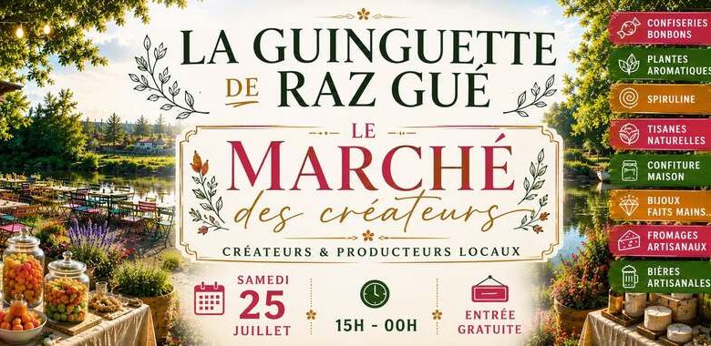 Marché des créateurs à la Guniguette de Raz Gué