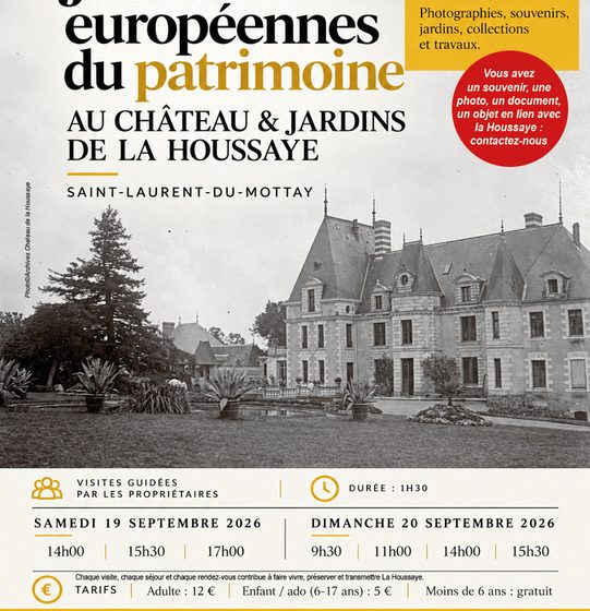 Journées Européennes du Patrimoine : Visite guidée Château de la Houssaye