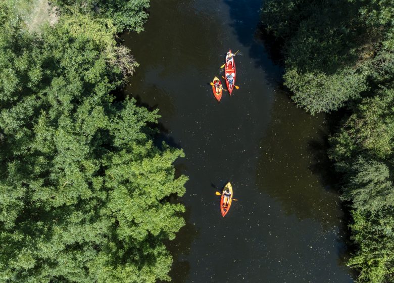 Location de canoë, kayak, paddle avec Èvre Loisirs