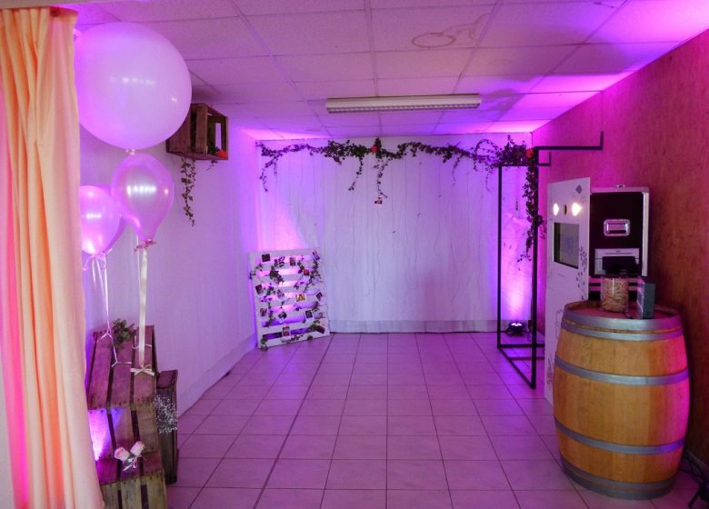 Salle de réception du Domaine Delaunay