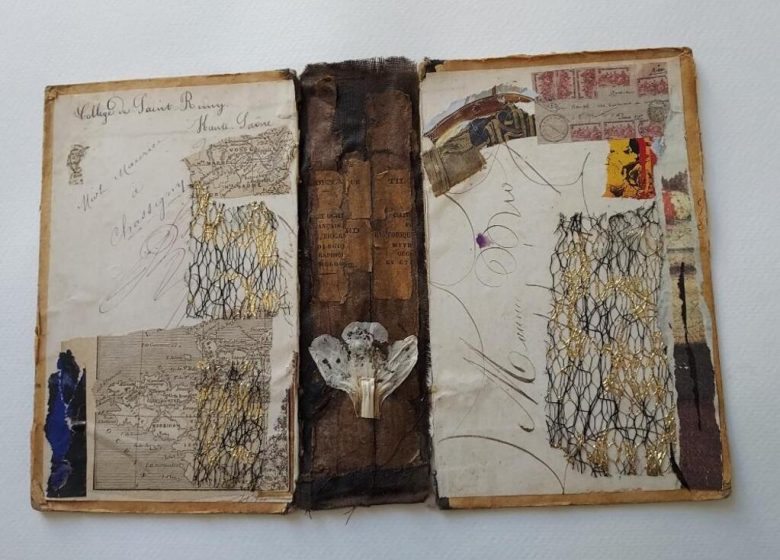 Atelier collage à la librairie Goûter ParChemins