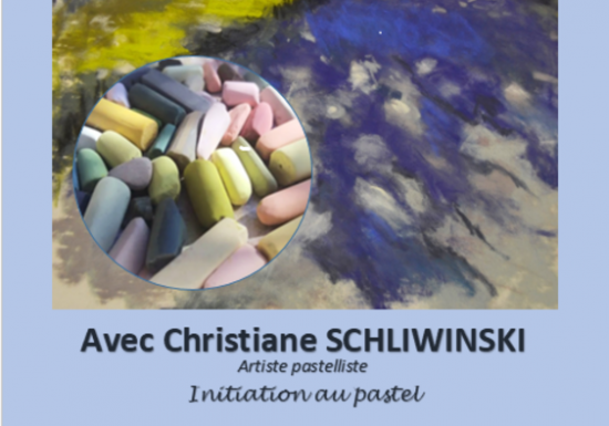 Atelier d’initiaition au pastel avec Christiane Schliwinski