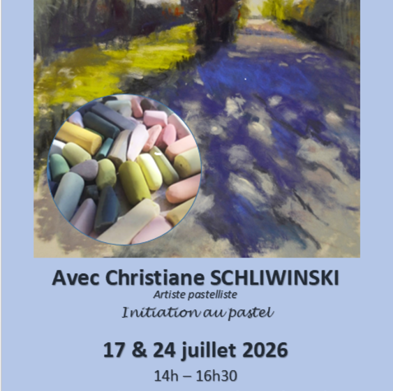 Atelier d’initiaition au pastel avec Christiane Schliwinski