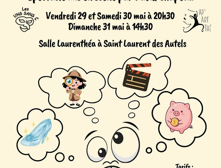 Y’a de quoi devenir fou ! Spectacle de théâtre des P’tits Uns Sans C