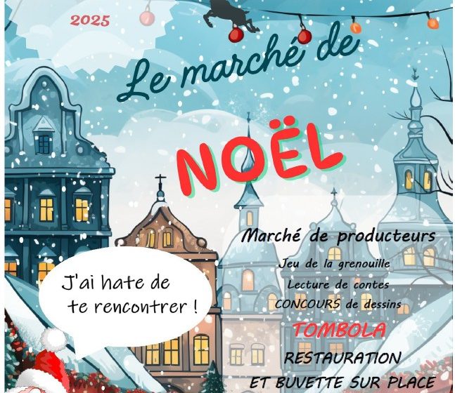 Marché de Noël de l’école privée Grains de Soleil à Montfaucon-Montigné