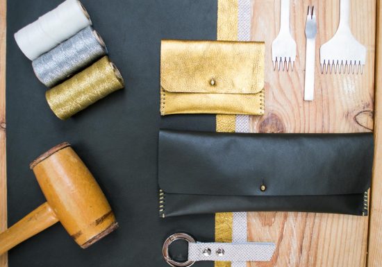 Atelier Maroline : fabrication d’un accessoire en cuir – Duo adulte – enfant