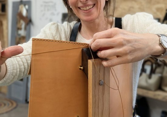 Atelier Maroline : fabrication d’un sac ou d’une besace en cuir artisanal