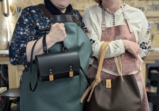 Atelier Maroline : fabrication d’un sac ou d’une besace en cuir artisanal