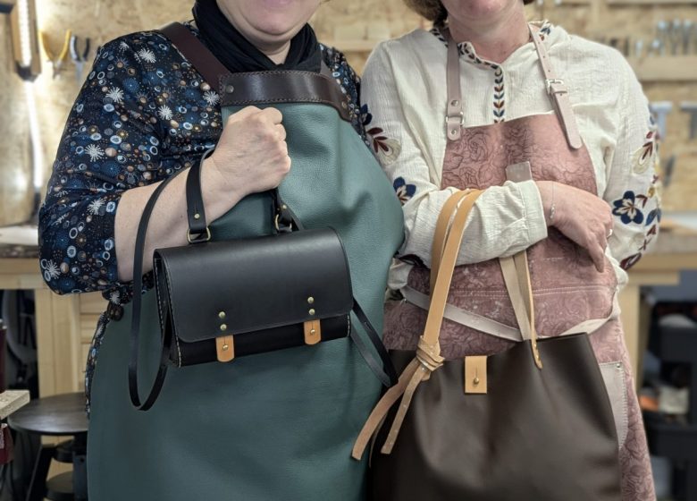 Atelier Maroline : fabrication d’un sac ou d’une besace en cuir artisanal