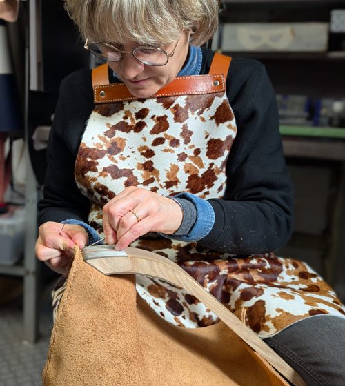 Atelier Maroline : Fabrication d’un sac en cuir artisanal
