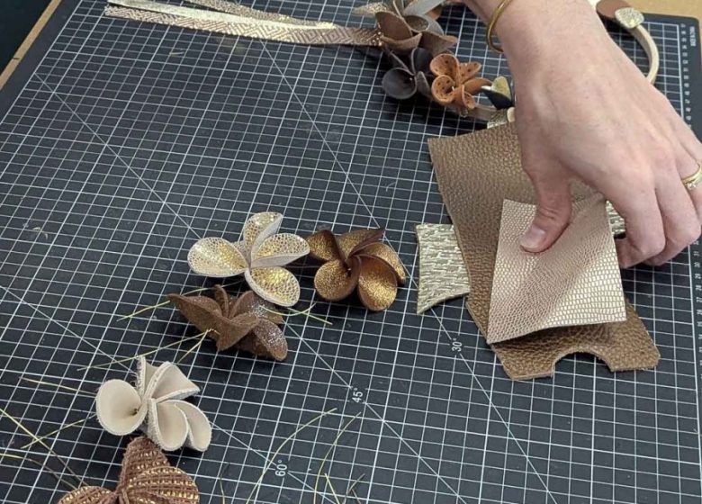 Atelier cuir : couronne de fleurs, solo ou duo adulte-enfant