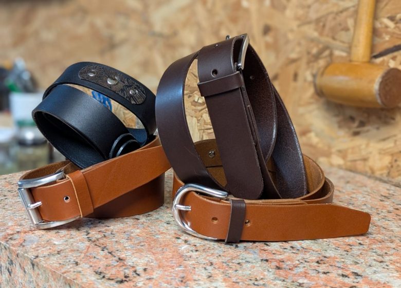 Atelier Maroline : Fabrication d’une ceinture artisanale en cuir