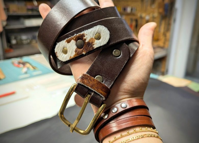 Atelier Maroline : Fabrication d’une ceinture artisanale en cuir