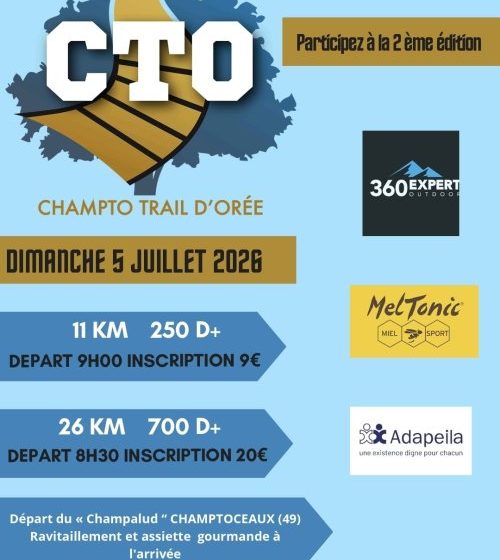 Champto trail d’Orée : 2ème édition