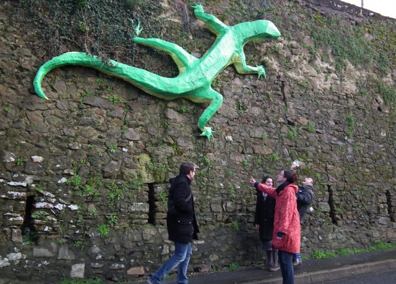 Balade intra-muros à Montjean-sur-Loire : son patrimoine industriel et fluvial et ses sculptures monumentales