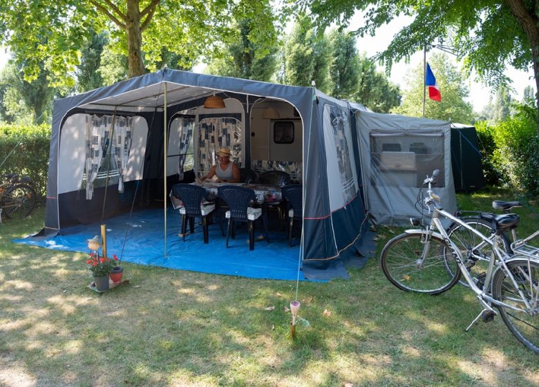 Aire de camping-car du camping Paradis La Promenade