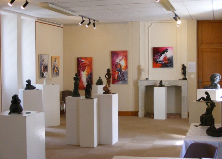 Salle d’exposition au Champalud