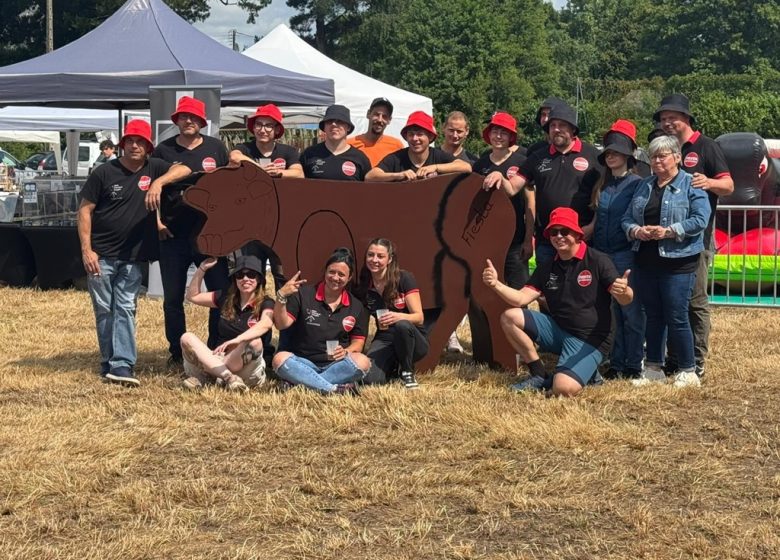 Fête villageoise à Saint-germaine-sur-Moine