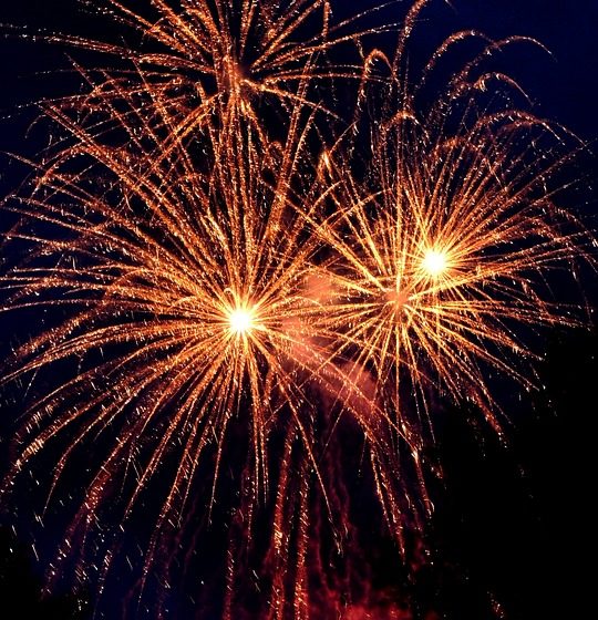 Feu d’artifice à Saint-Sauveur-de-Landemont