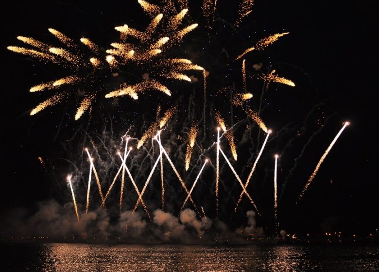 Feu d’artifice à Saint-Sauveur-de-Landemont