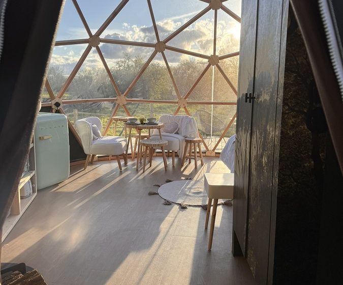 Géode étoilée en bord de Loire