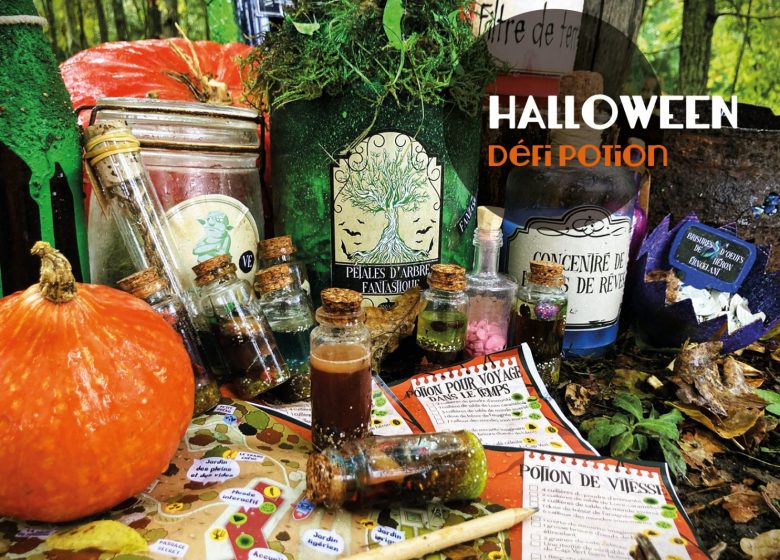 Fabrique ta potion à Cap Loire pour Halloween à Montjean-sur-Loire à 30 minutes d’Angers