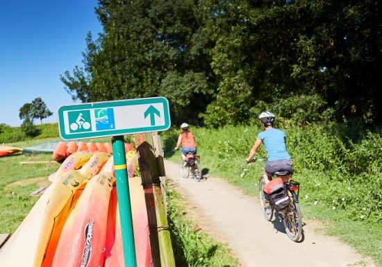 Location combiné vélo + kayak en bord de Loire
