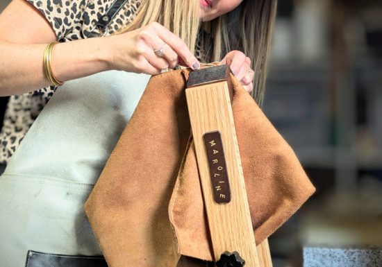 Atelier Maroline : fabrication d’un sac en cuir artisanal