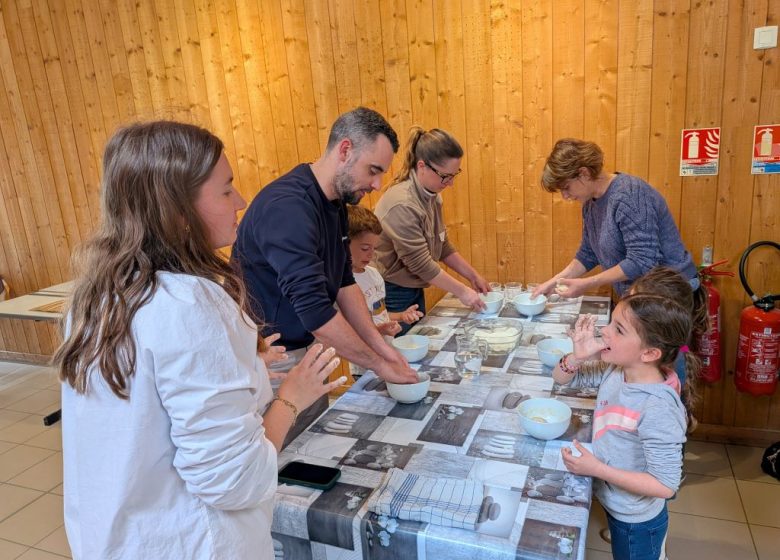 Atelier apprenti boulanger au Moulin de l’Epinay