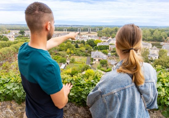 Panorama, point culminant de Montjean sur Loire
