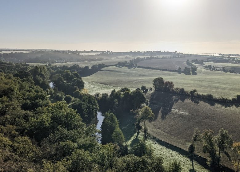 Point de vue sur la Vallée de l’Evre à La Boissière-sur-Evre