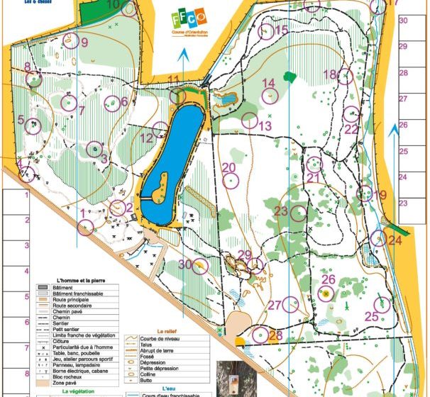 Parcours chasse aux balises à l’Étang de la Foucaudière