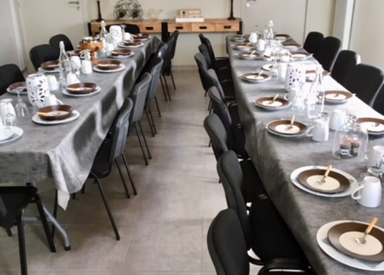 Salle de réception de la Safranerie