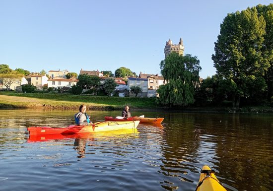 Expérience décarbonée en kayak au fil de la Loire