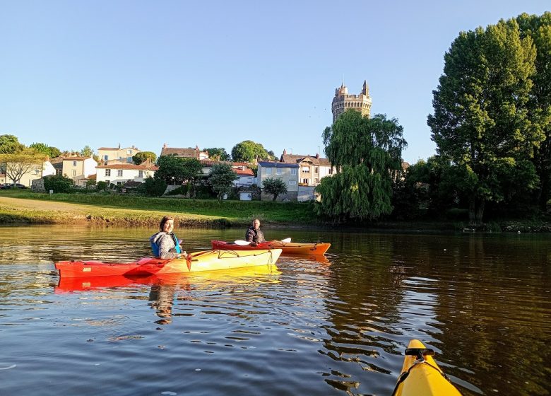Expérience décarbonée en kayak au fil de la Loire