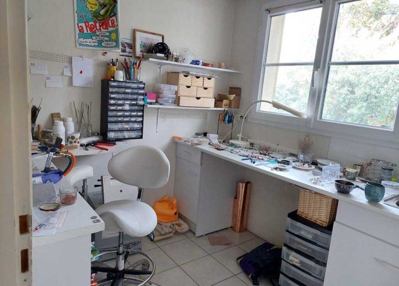 Verre Emeraude, intitiation au filage de verre